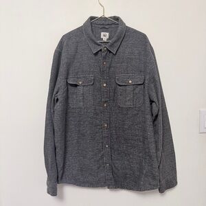 tentree Charcoal Button Down Shirt